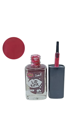 SUPER PODERES LIP TINT 3 EM 1 COM ROSA MOSQUETA LIPLIKE 9ML