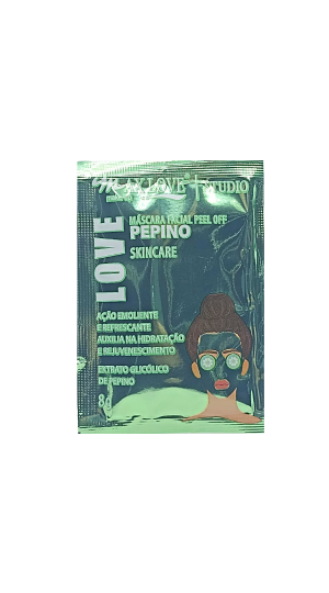 MAX LOVE MASCARA FACIAL PEEL OFF SACHE PEPINO 8G