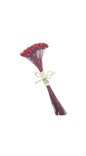 FLOR ARTIFICIAL PARA FOTOS COR VERMELHA