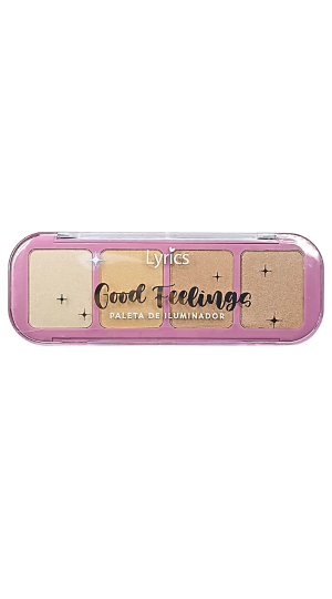 LYRICS PALETA DE ILUMINADOR GOOD FEELINGS 18G ADMIRAÇÃO