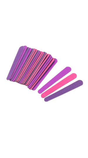 LA BEAUTY MINI LIXA COLORIDA C/20 COR ROSA/ROXO