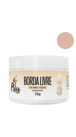 PSIU GEL HARD CONSTRUTOR  BORDA LIVRE 25G