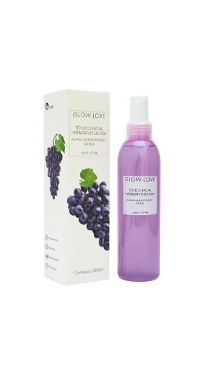 MAX LOVE TÔNICO FACIAL UVA GLOW FACIAL 200ML