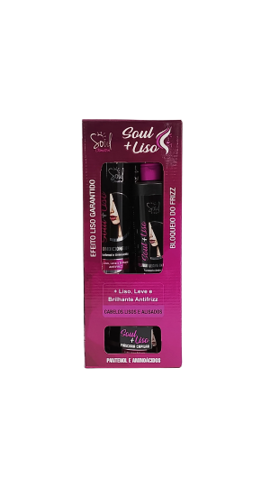 SOUL SOUL+ LISO KIT CAPILAR COM 4 UNIDADES