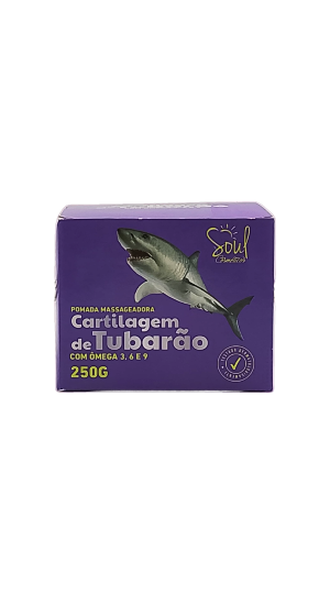 SOUL POMADA MASSAGEADORA CARTILAGEM DE TUBARÃO 250G
