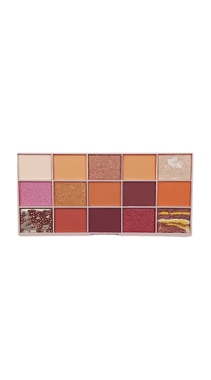 PINK 21 PALETA DE SOMBRAS SUNSET 18G COR 01