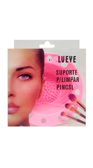 SUPORTE P/LIMPAR PINCEL ROSA