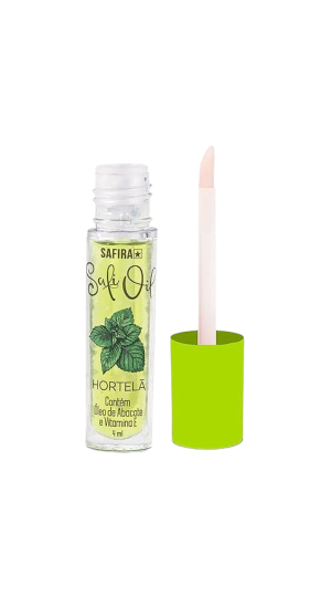 SAFIRA LIP OIL HORTELÃ 4ML