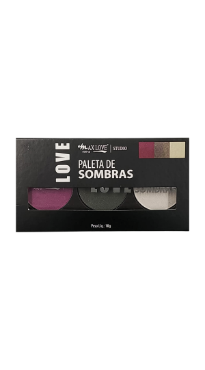 MAX LOVE PALETA DE SOMBRAS COR 04 10G