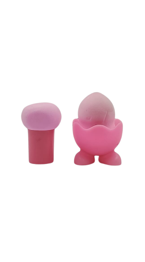 JONY KIT DE ESPONJA + COGUMELO COR ROSA CLARO