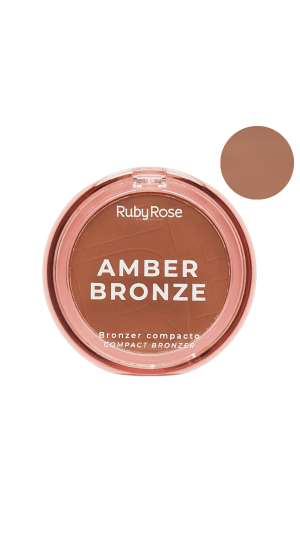 RUBY ROSE AMBER BRONZE COMPACTO COR BEACH SANDS 7G