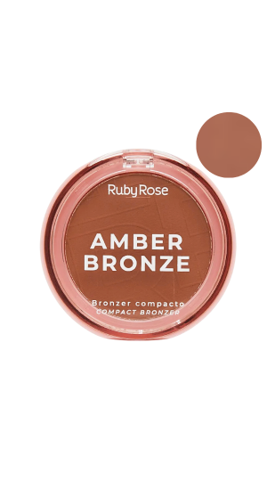 RUBY ROSE AMBER BRONZE COMPACTO COR HONEY GLOW 7G