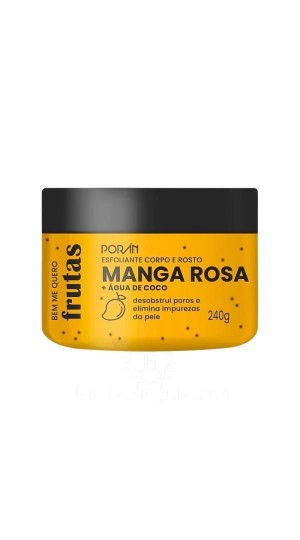 PORAN ESFOLIANTE CORPO E ROSTO MANGA ROSA 240G
