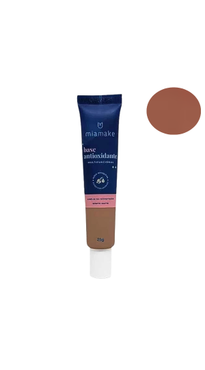 MIA MAKE BASE ANTIOXIDANTE 25G COR 9 CHOCOLATE ESCURO