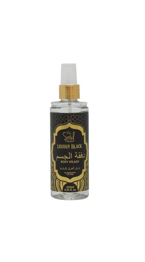 SOUL BODY SPLASH LUXURY BLACK 200ML