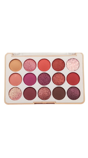 MISS RÔSE PALETA DE SOMBRA 15 CORES COR 02 15G