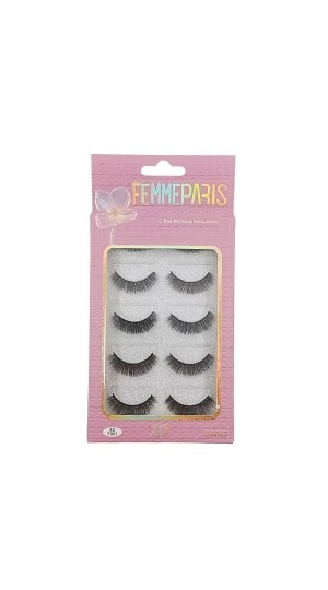 FEMMEPARIS CILIOS POSTIÇOS 8D F001 C/5