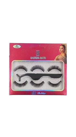 SABRINA SATO CILIOS POSTIÇOS 6D F002 C/3 PARES 