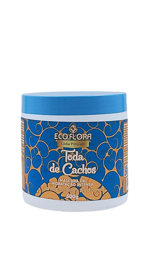 ECO FLORA MÁSCARA DE HIDRATAÇÃO INTENSA TODA DE CACHOS 500G 