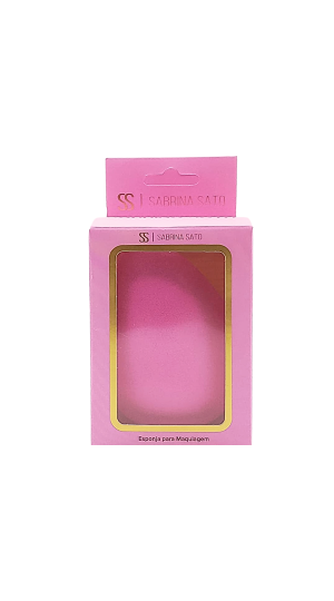 SABRINA SATO ESPONJA PARA MAQUIAGEM GRANDE ROSA CLARO 