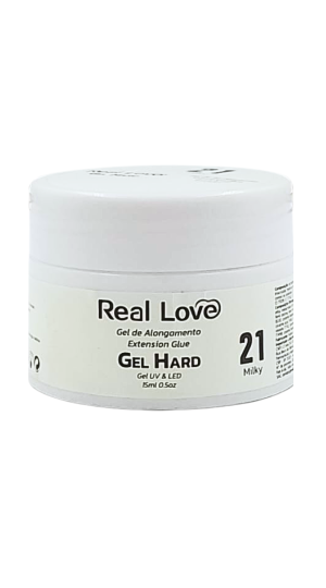 REAL LOVE GEL HARD 21 MILKY  15ML
