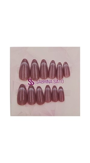 SABRINA SATO UNHAS POSTIÇAS OLHO DE GATO 4  C/12 PCS
