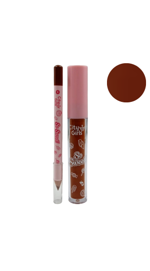 CITY GIRL SLIP COMBO LÁPIS LABIAL 1G E BATOM 4,3G COR 05