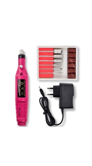 LIXA ELETRICA ROTARY DETAIL CARVER ROSA BIVOLT