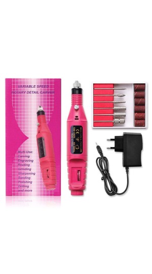 LIXA ELETRICA ROTARY DETAIL CARVER ROSA BIVOLT