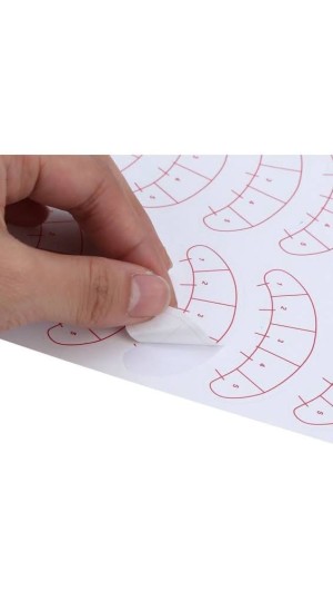 PAPEL PROTETOR DE PÁLPEBRAS COM MARCAÇÃO PARA CILIOS FIO A FIO