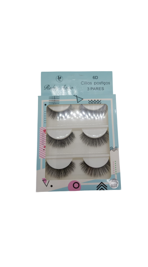 RUBY ANJO CILIOS POSTIÇO C/3 PARES 058