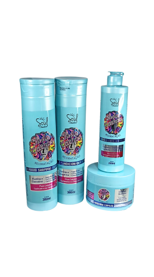 SOUL TO DE CACHOS KIT CAPILAR COM 4 UNIDADES